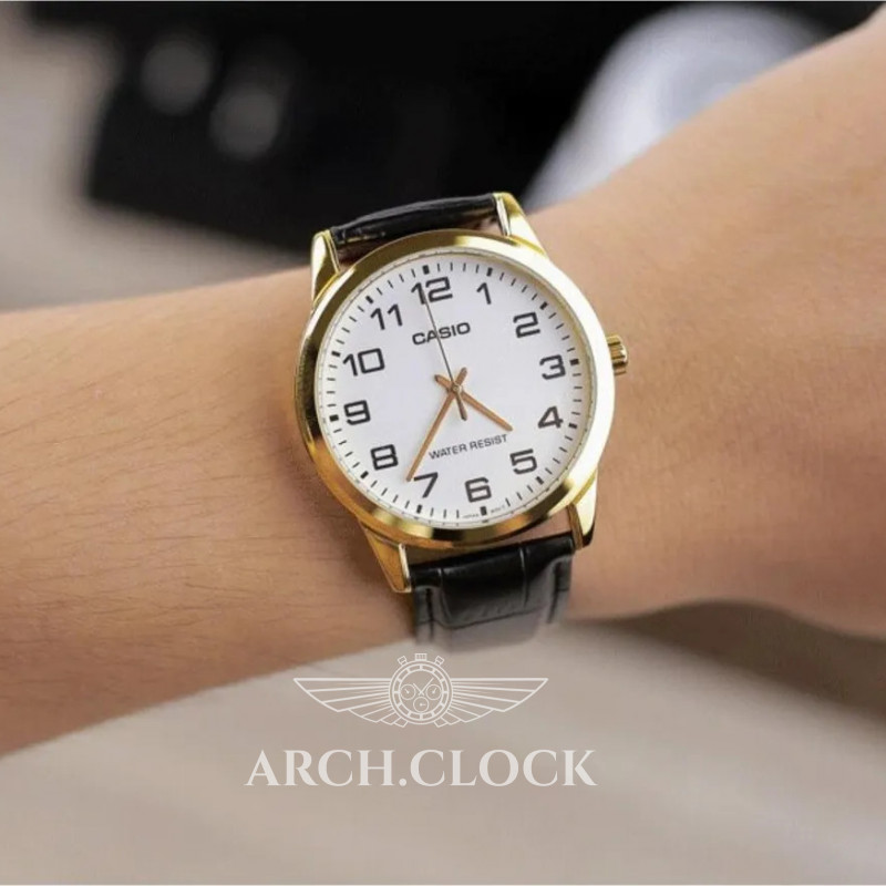 Парні годинники Casio MTP-V001GL-7BUDF & LTP-V001GL-7BUDF, фото 4
