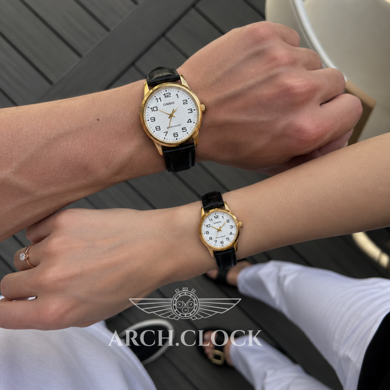 Парні годинники Casio MTP-V001GL-7BUDF & LTP-V001GL-7BUDF, фото 2