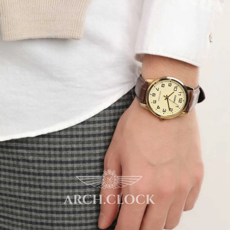 Парні годинники Casio MTP-V001GL-9BUDF & LTP-V001GL-9BUDF, фото 6