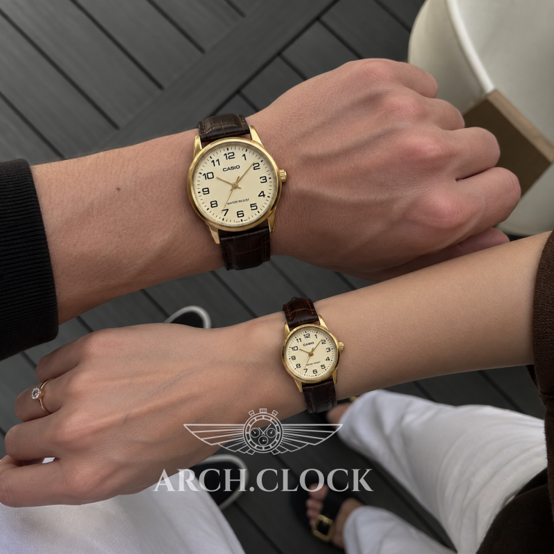 Парні годинники Casio MTP-V001GL-9BUDF & LTP-V001GL-9BUDF, фото 2