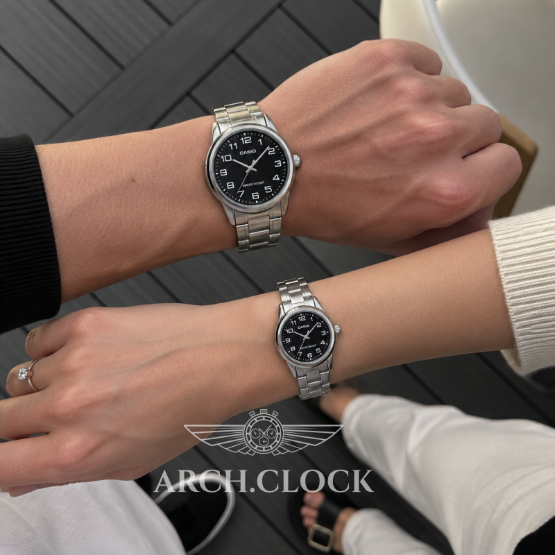 Парні годинники Casio MTP-V001D-1BUDF & LTP-V001D-1BUDF, фото 2