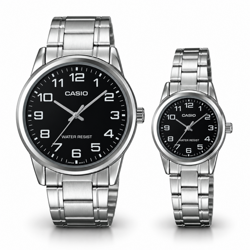 Парні годинники Casio MTP-V001D-1BUDF & LTP-V001D-1BUDF, фото 1