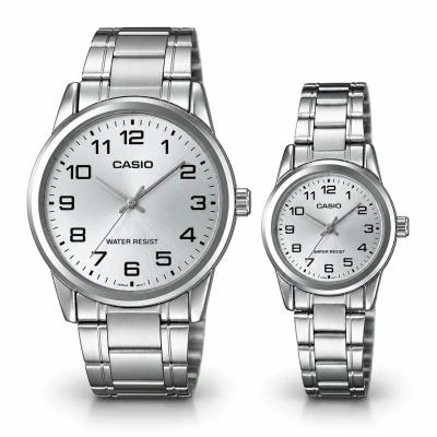 Парные часы Casio MTP-V001D-7BUDF & LTP-V001D-7BUDF