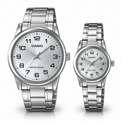 Парні годинники Casio MTP-V001D-7BUDF & LTP-V001D-7BUDF