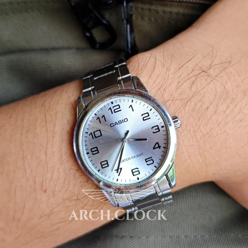 Парні годинники Casio MTP-V001D-7BUDF & LTP-V001D-7BUDF, фото 3