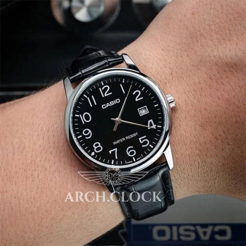 Парні годинники Casio MTP-V002L-1B & LTP-V002L-1B3