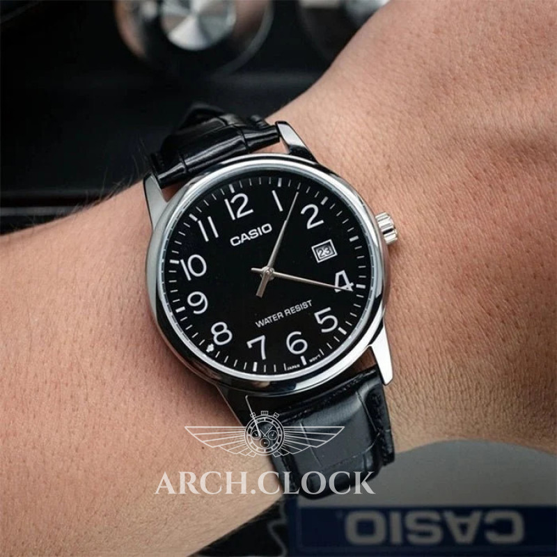 Парні годинники Casio MTP-V002L-1B & LTP-V002L-1B3, фото 3