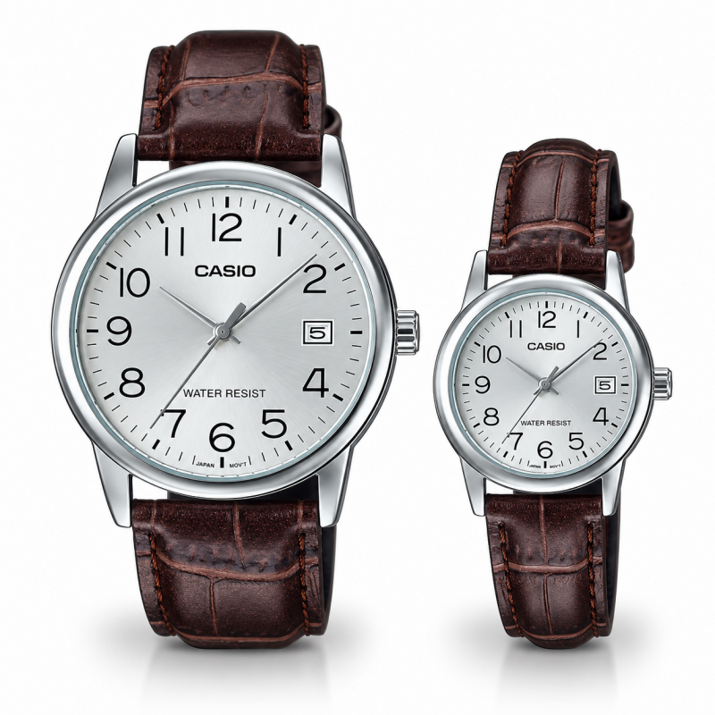 Парные часы Casio MTP-V002L-7B2UDF & LTP-V002L-7B2UDF, фото 1