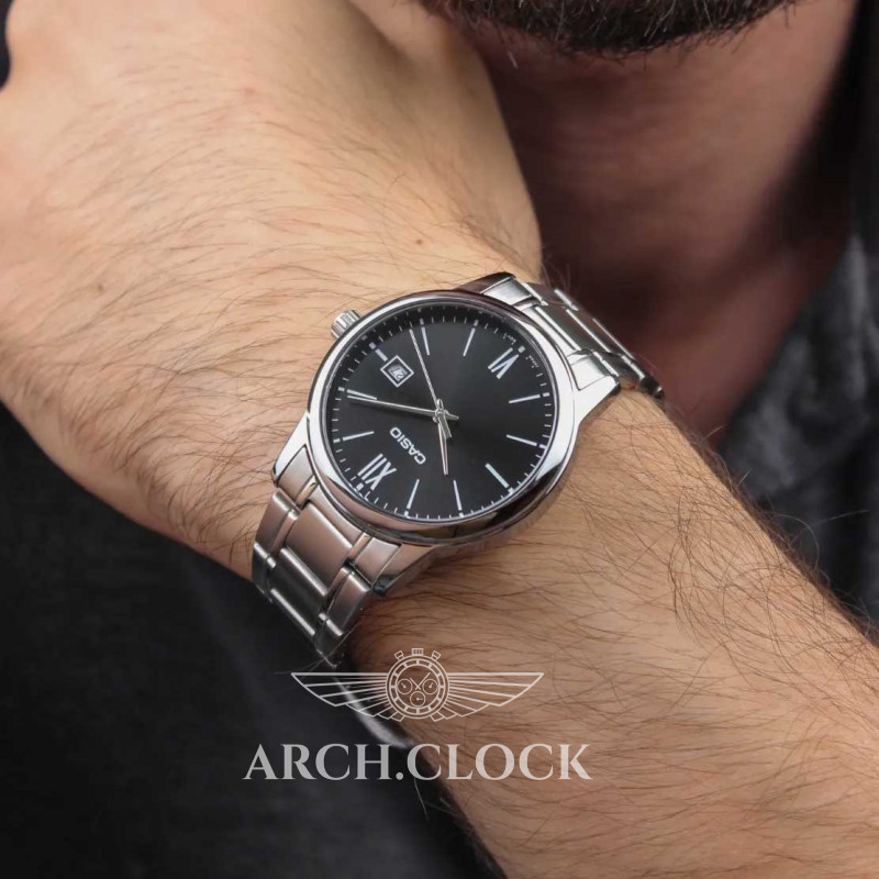 Парні годинники Casio MTP-V002D-1B3 & LTP-V002D-1B3, фото 4
