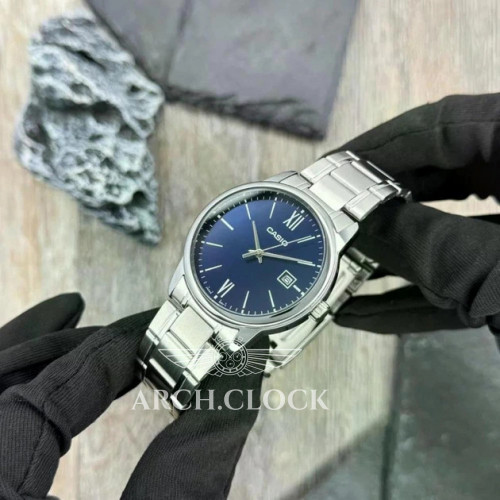 Парні годинники Casio MTP-V002D-2B3 & LTP-V002D-2B3