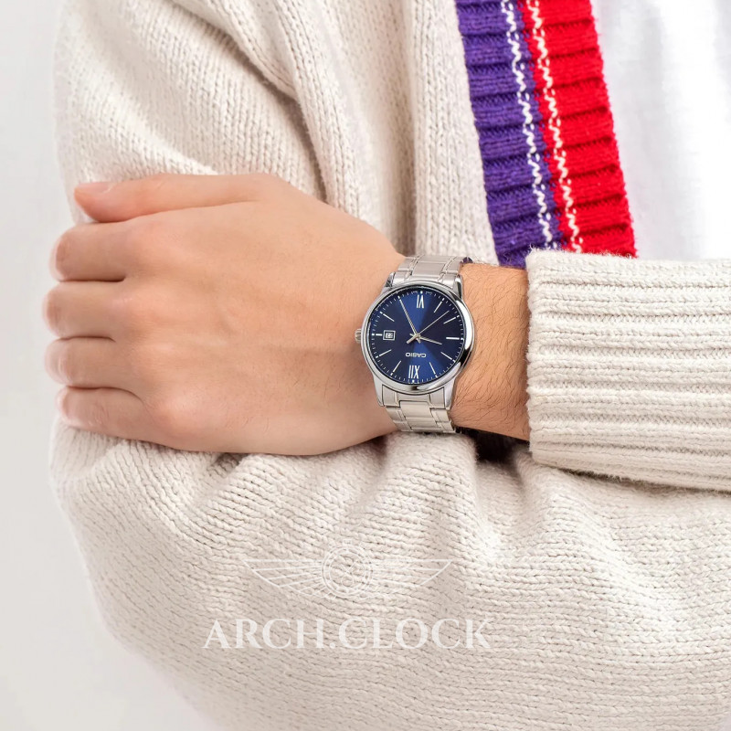 Парні годинники Casio MTP-V002D-2B3 & LTP-V002D-2B3, фото 5