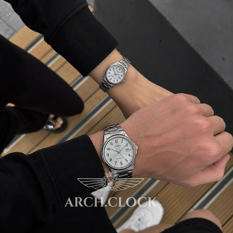Парні годинники Casio MTP-V002D-7BUDF & LTP-V002D-7B, фото 2