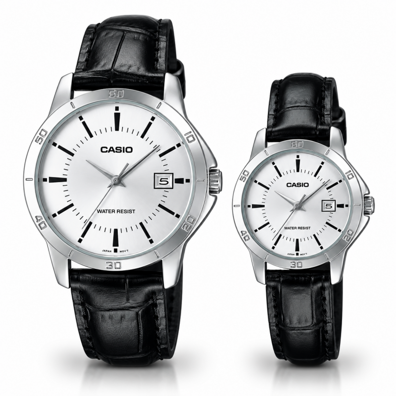 Парні годинники Casio MTP-V004L-7AUDF & LTP-V004L-7AUDF, фото 1