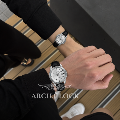 Парні годинники Casio MTP-V004L-7AUDF & LTP-V004L-7AUDF