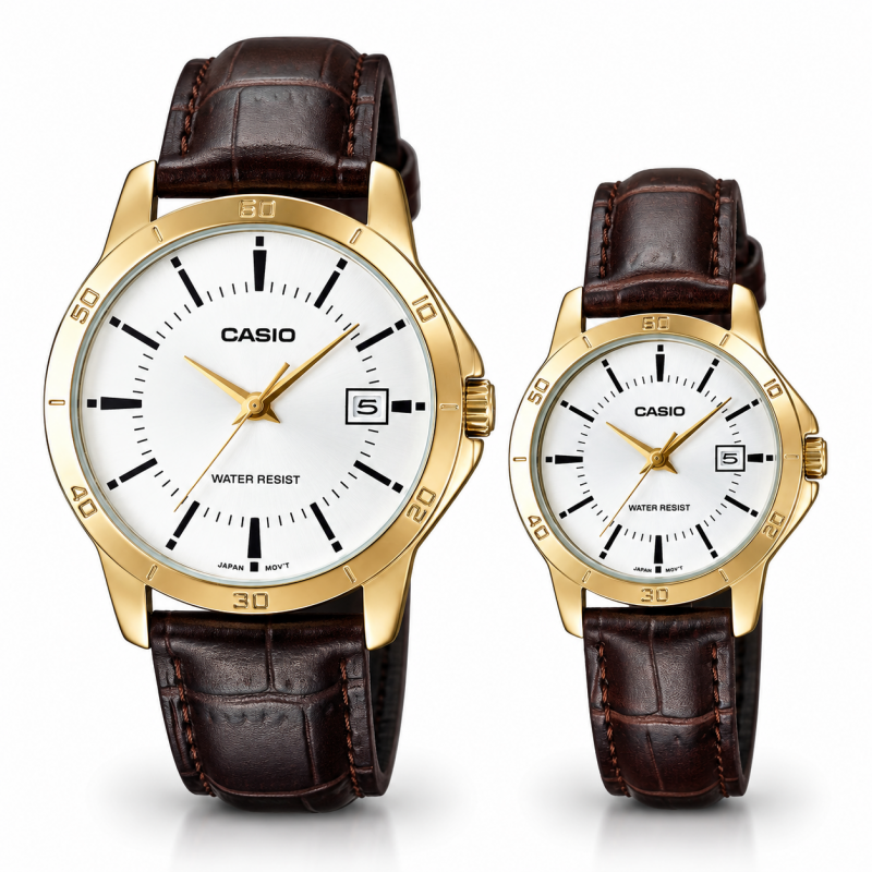 Парні годинники Casio MTP-V004GL-7AUDF & LTP-V004GL-7AUDF, фото 1