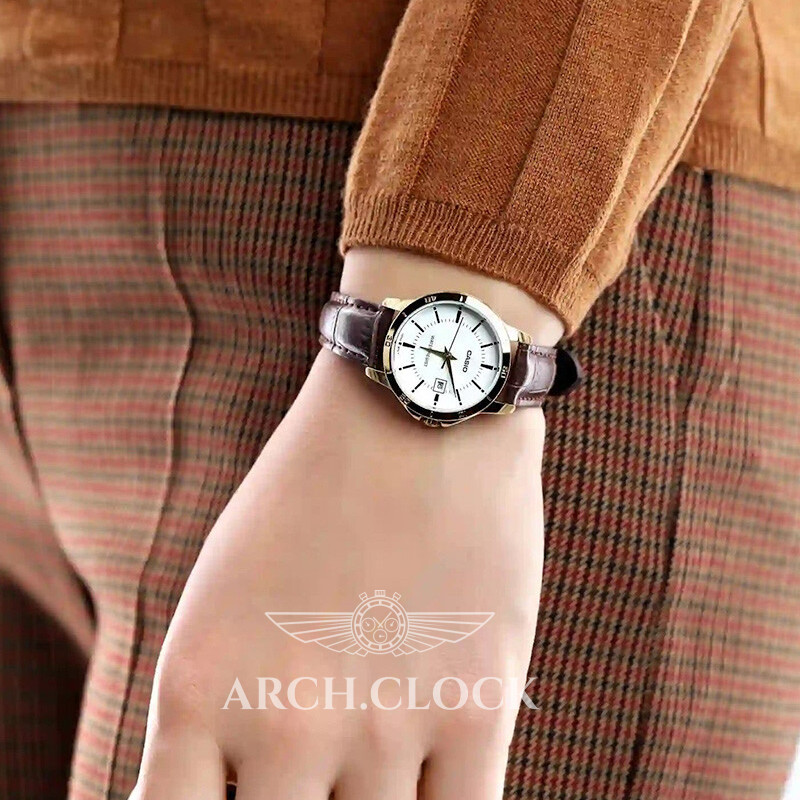 Парні годинники Casio MTP-V004GL-7AUDF & LTP-V004GL-7AUDF, фото 6
