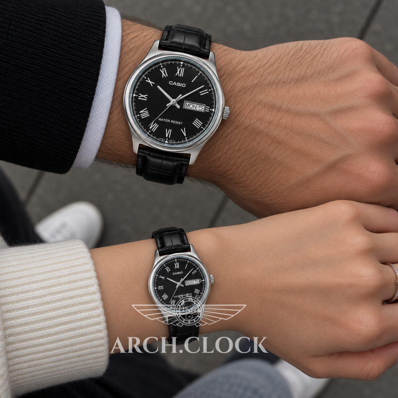 Парні годинники Casio MTP-V006L-1BUDF & LTP-V006L-1BUDF, фото 2