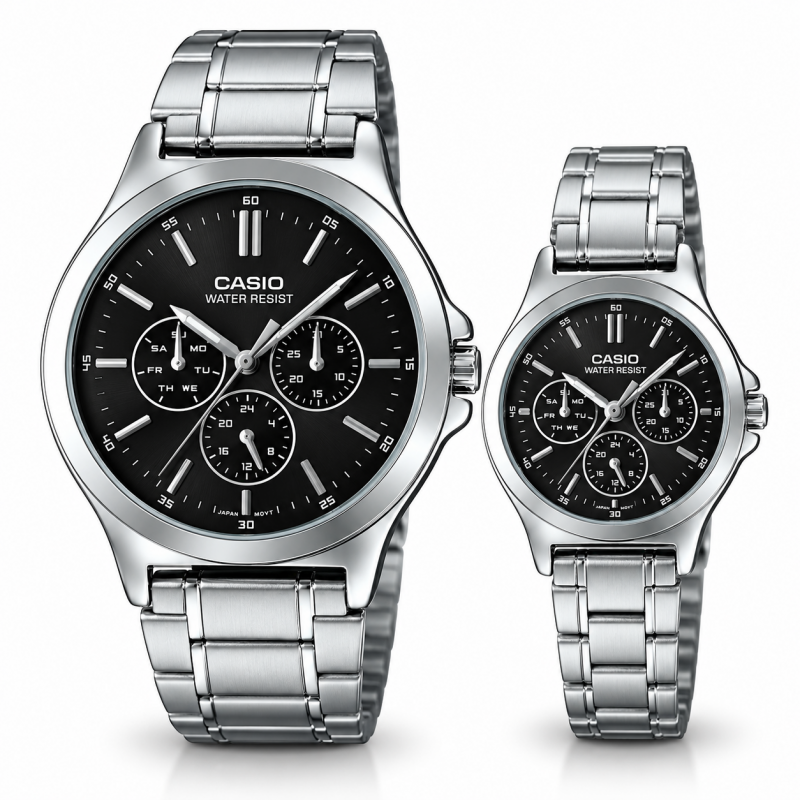 Парні годинники Casio MTP-V300D-1AUDF & LTP-V300D-1AUDF, фото 1