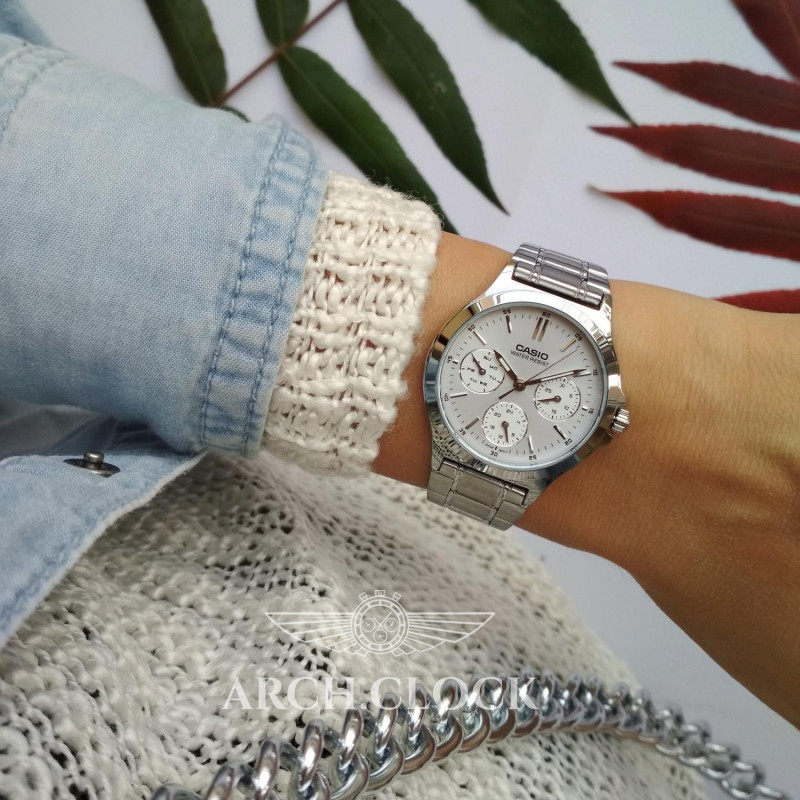 Парні годинники Casio MTP-V300D-7AUDF & LTP-V300D-7AUDF, фото 7