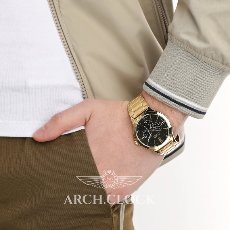 Парні годинники Casio MTP-V300G-1AUDF & LTP-V300G-1AUDF, фото 4