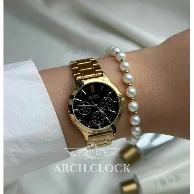 Парні годинники Casio MTP-V300G-1AUDF & LTP-V300G-1AUDF, фото 6