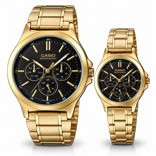 Парные часы Casio MTP-V300G-1AUDF & LTP-V300G-1AUDF