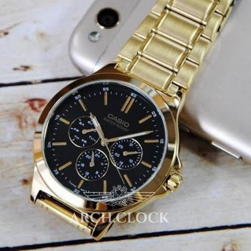Парні годинники Casio MTP-V300G-1AUDF & LTP-V300G-1AUDF, фото 5