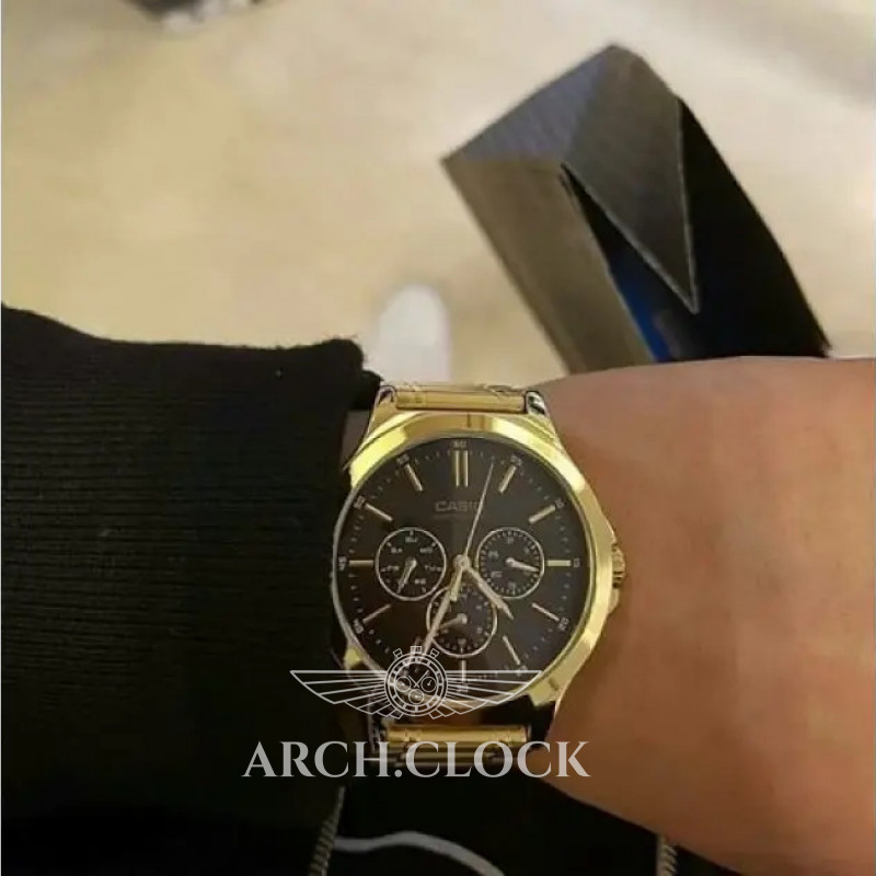 Парні годинники Casio MTP-V300G-1AUDF & LTP-V300G-1AUDF, фото 3