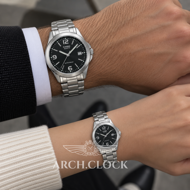 Парні годинники Casio MTP-1215A-1ADF & LTP-1215A-1A, фото 2