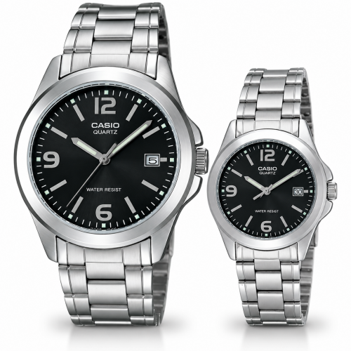 Парні годинники Casio MTP-1215A-1ADF & LTP-1215A-1A