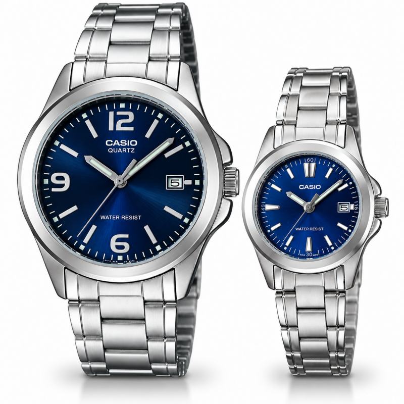 Парні годинники Casio MTP-1215A-2ADF & LTP-1215A-2ADF, фото 1