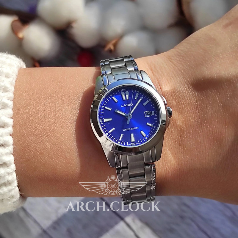 Парні годинники Casio MTP-1215A-2ADF & LTP-1215A-2ADF, фото 6