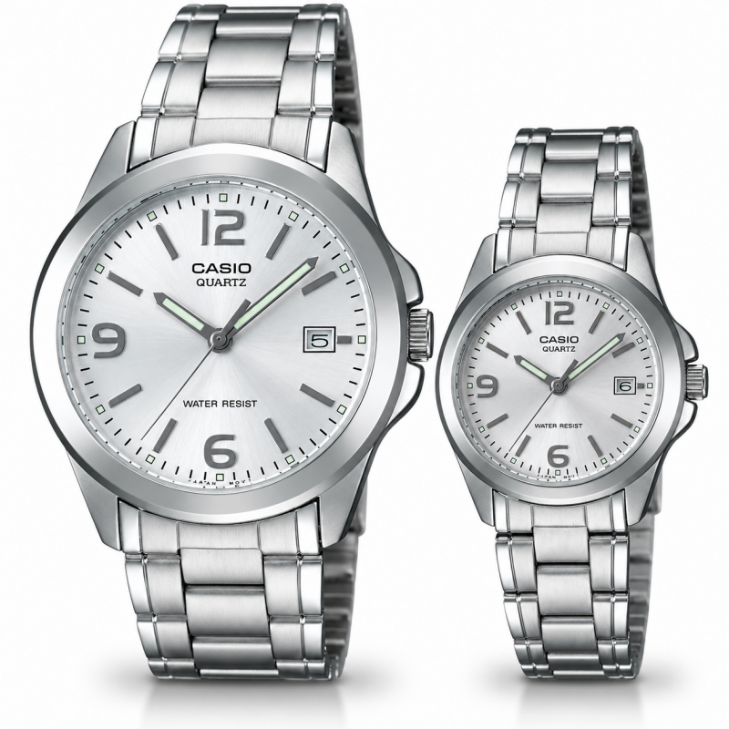Парні годинники Casio MTP-1215A-7ADF & LTP-1215A-7A, фото 1