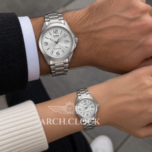 Парні годинники Casio MTP-1215A-7ADF & LTP-1215A-7A