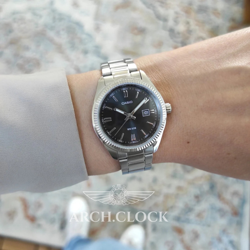 Парні годинники Casio MTP-1302PD-1A1VEF & LTP-1302D-1A1VEF, фото 6
