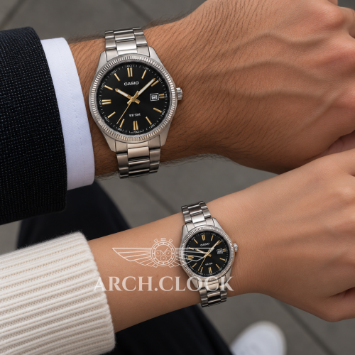 Парні годинники Casio MTP-1302PD-1A2VEF & LTP-1302D-1A2VDF
