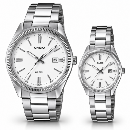 Парні годинники Casio MTP-1302PD-7A1VEF & LTP-1302D-7A1VEF