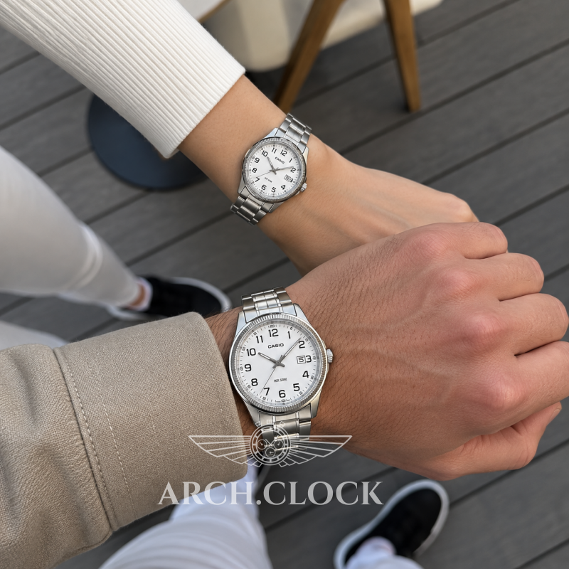 Парні годинники Casio MTP-1302D-7BVEF & LTP-1302D-7BVEF, фото 2