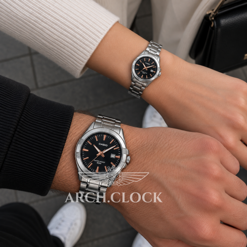 Парні годинники Casio MTP-1308PD-1A2 & LTP-1308D-1A2