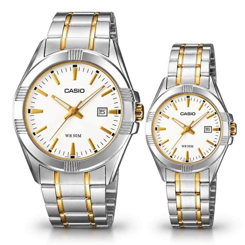 Парні годинники Casio MTP-1308SG-7AVDF & LTP-1308SG-7AVDF, фото 1