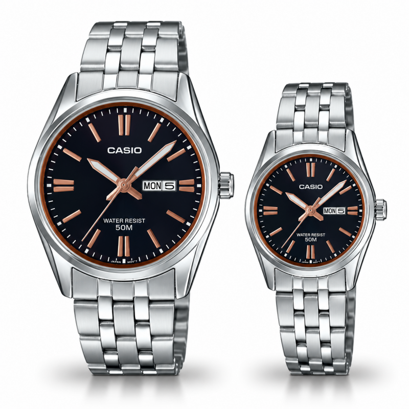 Парные часы Casio MTP-1335D-1A2 & LTP-1335D-1A2, фото 1