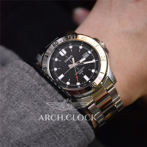 Парні годинники Casio MTP-VD01D-1E & LTP-VT01D-1BUDF