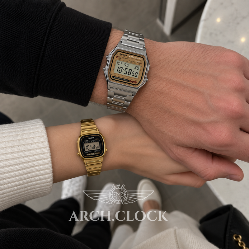 Парні годинники Casio A158WEA-9EF & LA670WGA-1, фото 2