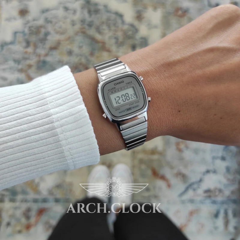 Парні годинники Casio A-158WA-1U & LA670WEA-7EF, фото 7