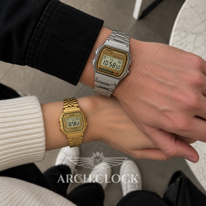 Парні годинники Casio A158WEA-9EF & LA680WEGA-9ER, фото 2