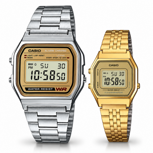 Парні годинники Casio A158WEA-9EF & LA680WEGA-9ER