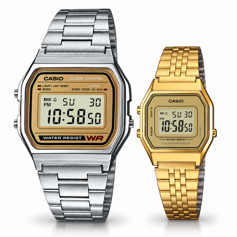 Парні годинники Casio A158WEA-9EF & LA680WEGA-9ER, фото 1