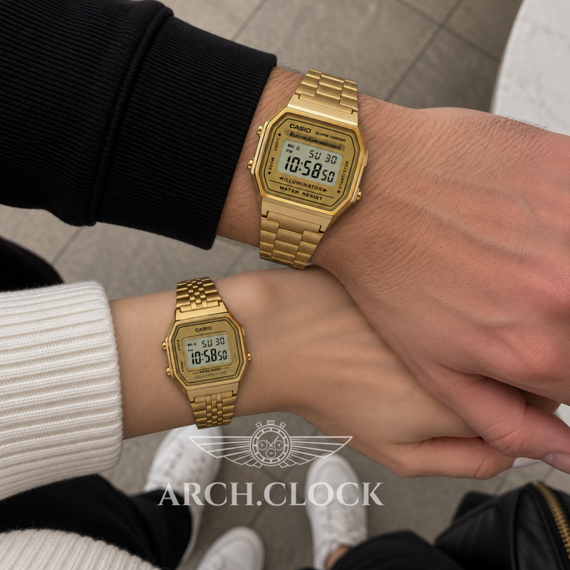 Парні годинники Casio A168WG-9EF & LA680WEGA-9ER, фото 2