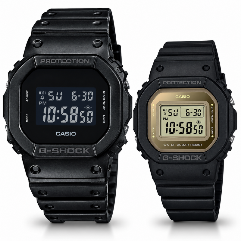 Парні годинники Casio DW-5600UBB-1ER & GMD-S5600-1ER, фото 1