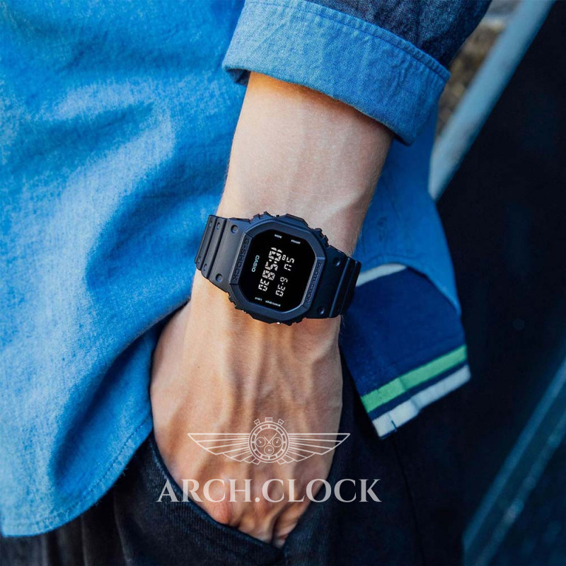 Парні годинники Casio DW-5600UBB-1ER & GMD-S5600-1ER, фото 3